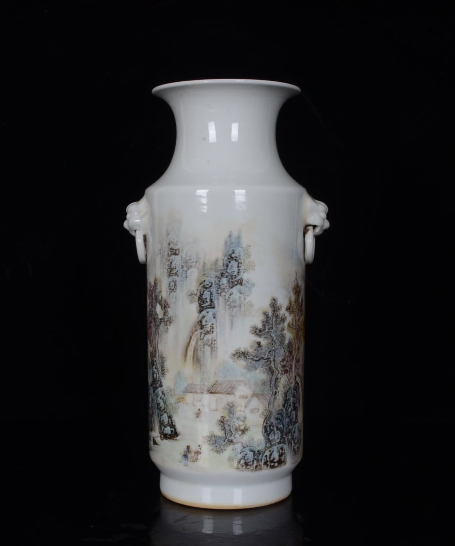 Landscape pattern animal ear bottle (1 of 6)