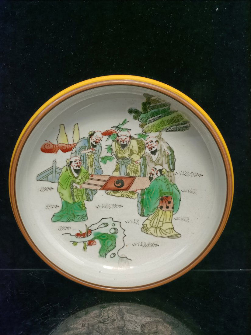 Qing multicolored pen wash (1 of 6)