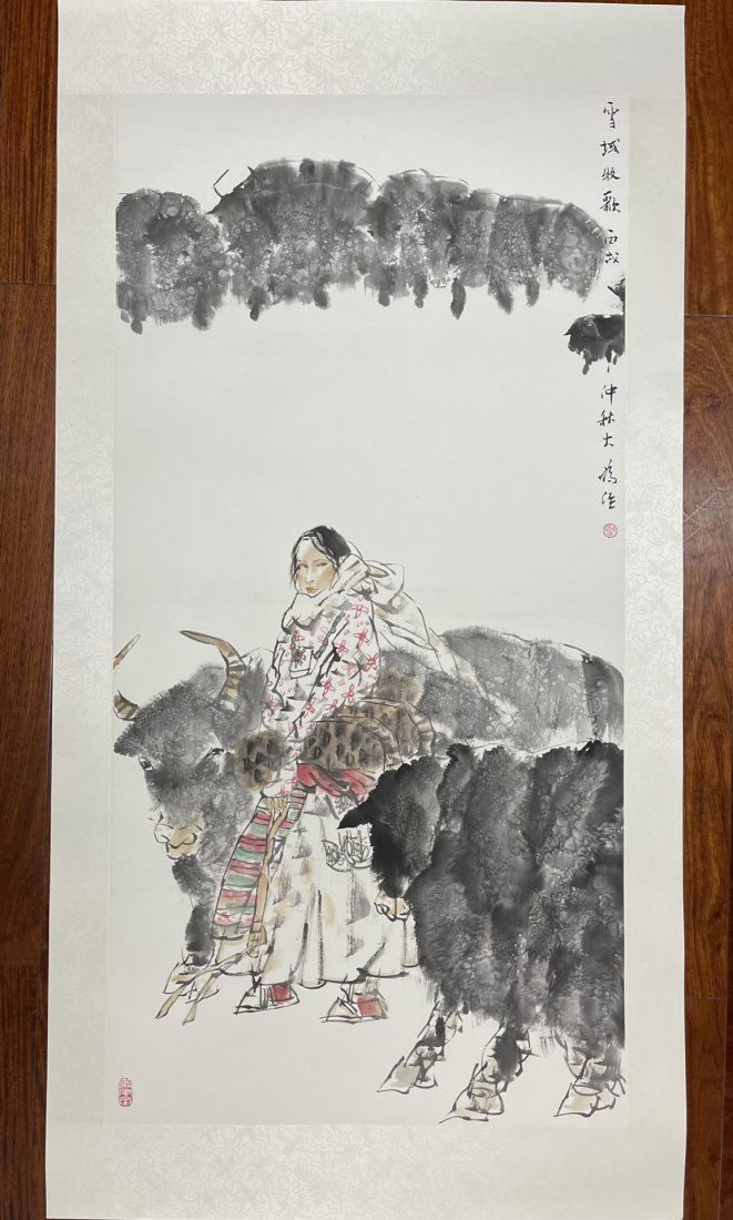 Works of Master Liu Dawei: Liu Dawei was born in 1945 in Zhucheng, Shandong Province. He graduated from the Fine Arts Department of Inner Mongolia Normal University in 1968. In 1980, he graduated from the graduate class of Chin