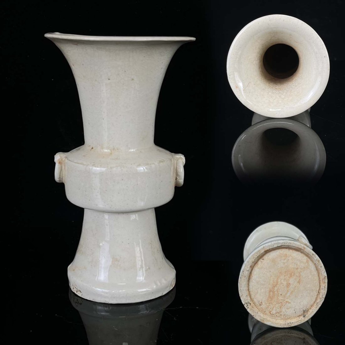 Song porcelain Hutian kiln small flower drum (1 of 8)