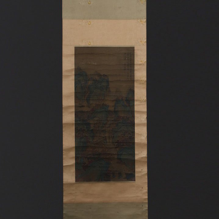 Zhou Chen Landscape Figures in Ming Dynasty: Zhou Chen (1460-1535), a famous Chinese painter in the Ming Dynasty. Wu (now Suzhou, Jiangsu) people. The year of birth is unknown, but he died in the 14th year of Emperor Jiajing of Ming Dynasty (153