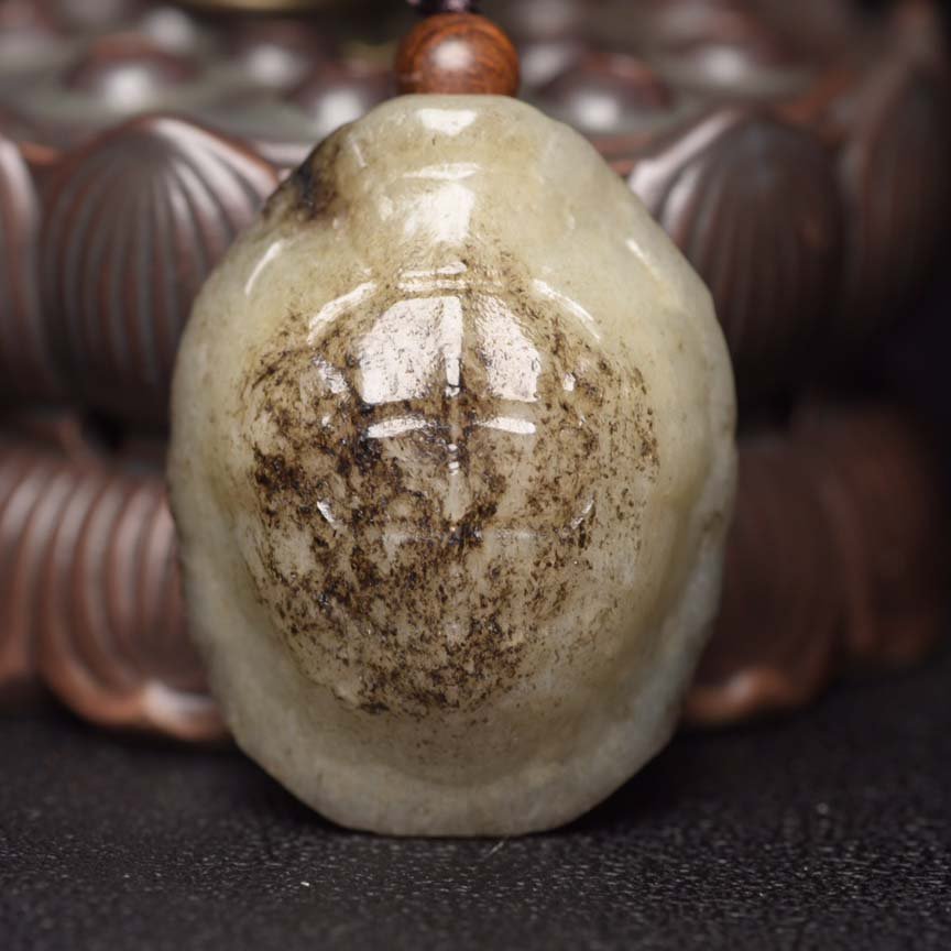 Hetian jade turtle shell (1 of 9)