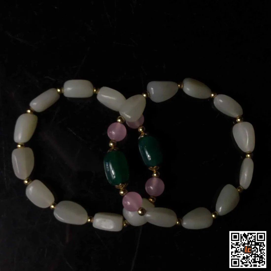 Exquisite Hetian jade string bracelet (1 of 6)