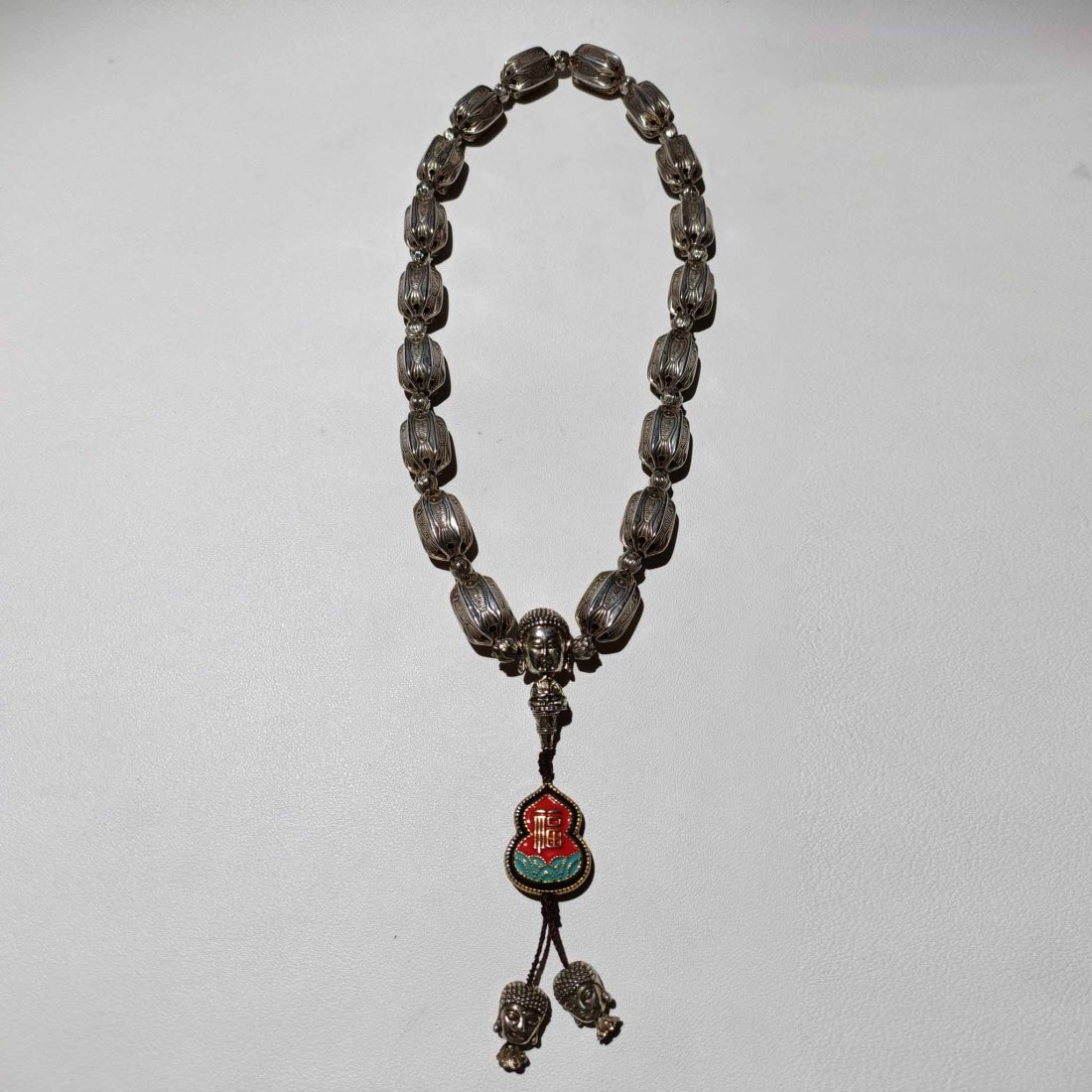 Pure silver Buddha beads with more than enough every year to hold (1 of 8)