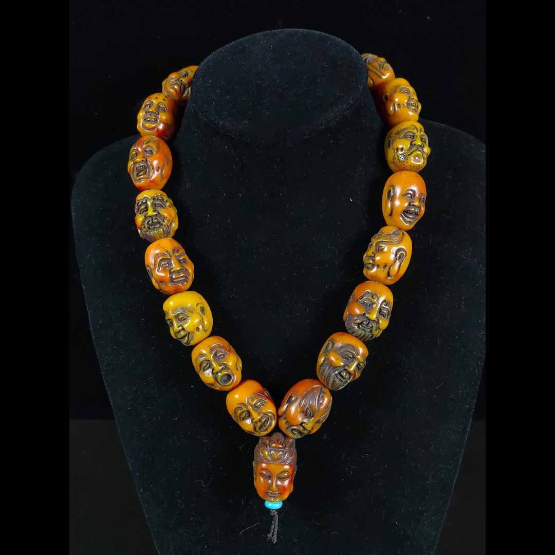 Qing Dynasty beeswax handheld, exquisitely carved and first-rate (1 of 10)