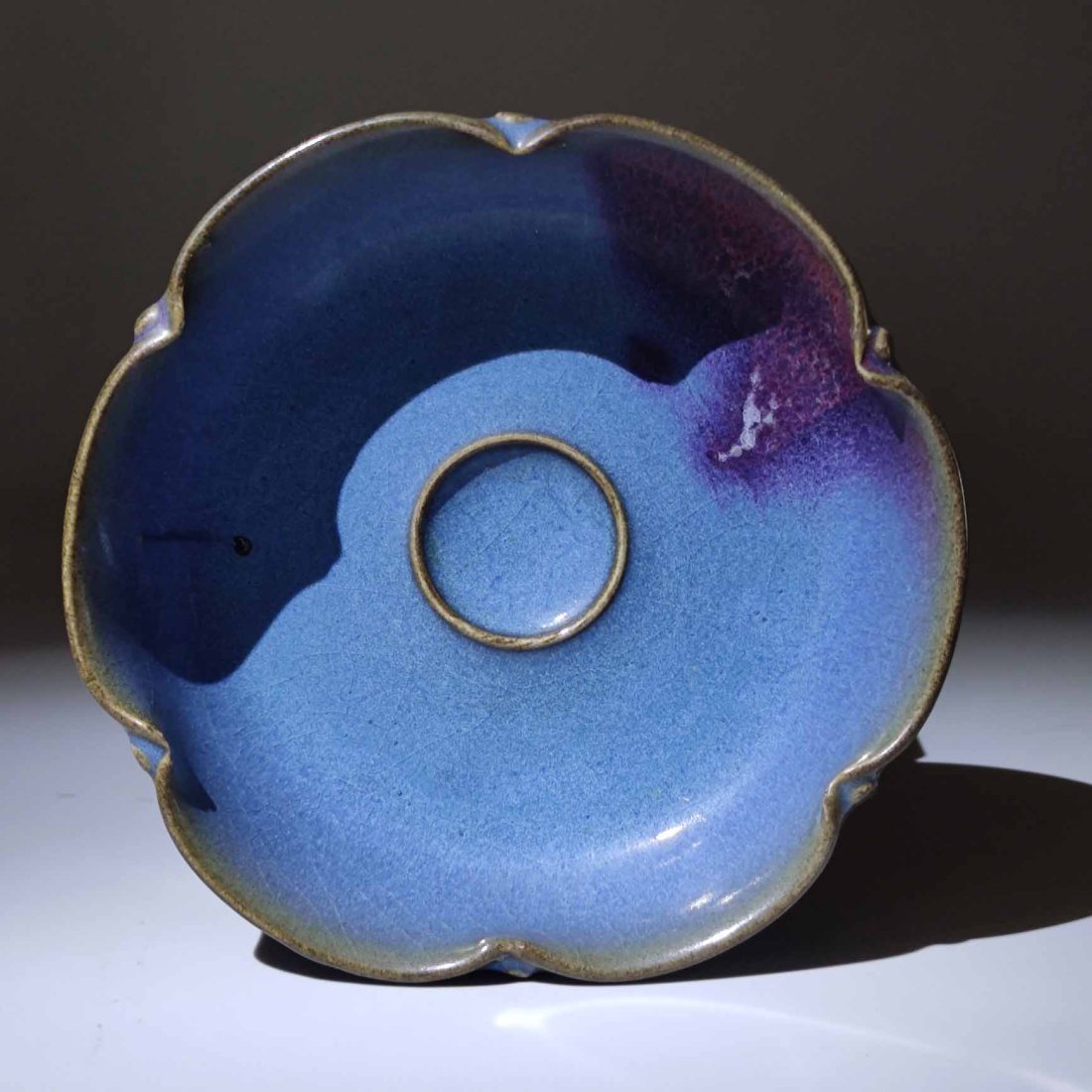 Song Jun Kiln Variable Glaze Plum Blossom Brush Wash (1 of 6)