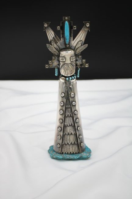 Hopi Kachina – Sterling and Turquoise (1 of 3)