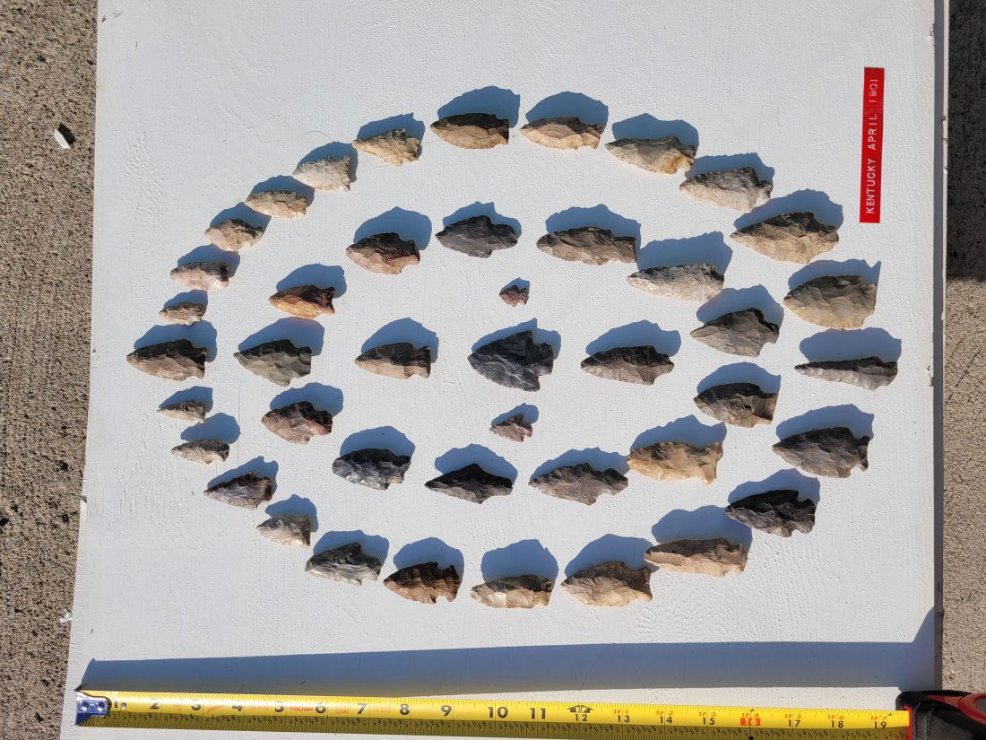 Authentic Arrowheads Artifacts Collection Kentucky 1901 (1 of 6)