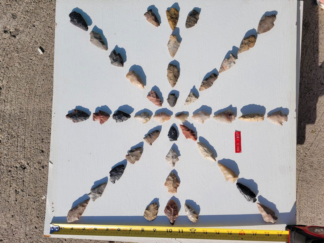 Authentic Arrowheads Artifacts Collection Ohio 1907 (1 of 6)