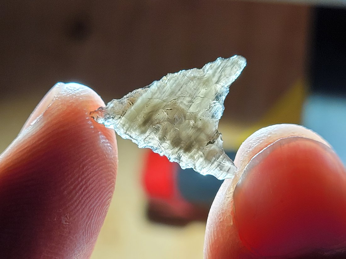 AUTHENTIC ARROWHEAD ARTIFACT OBSIDIAN OREGON EX DEAN THOMPSON COLLECTION 1950-60'S (1 of 8)