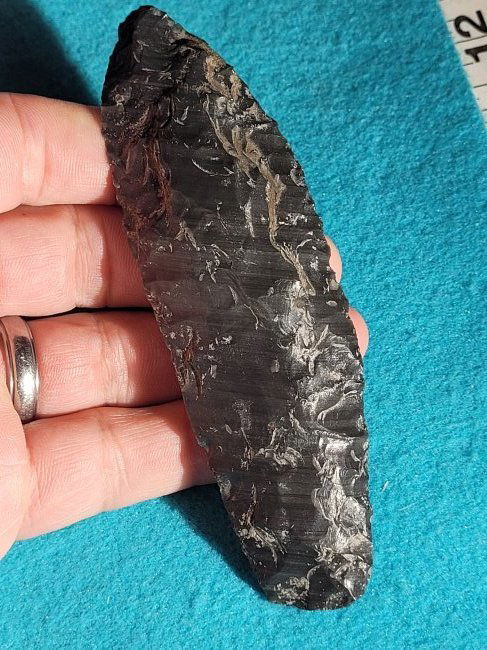 4" 3/4" KNIFE FORM AUTHENTIC ARROWHEAD ARTIFACT LAKE COUNTY OREGON 1900'S (1 of 9)