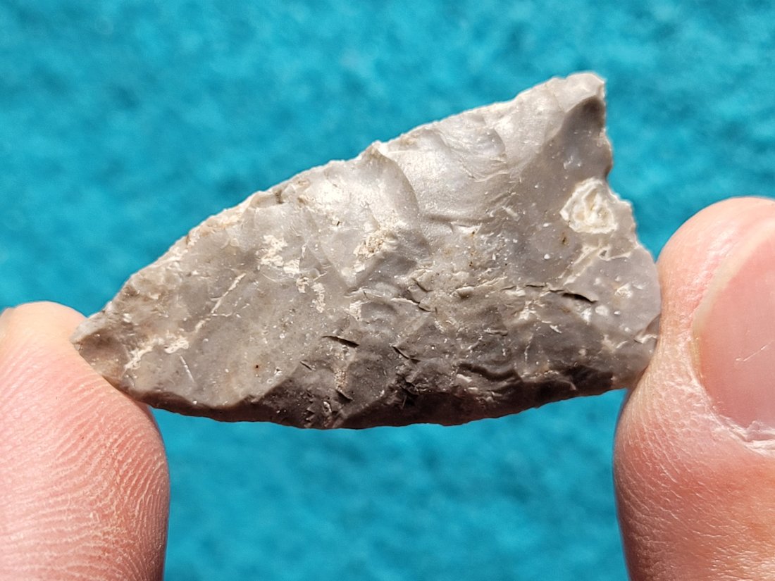 PAPER THIN FROM NEW MEXICO ARROWHEAD AMAZING FLAKING AUTHENTIC ARTIFACT (1 of 8)