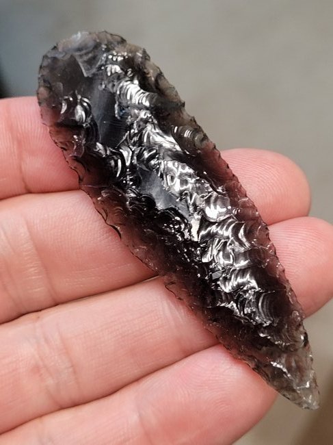 AUTHENTIC ARROWHEAD ARTIFACT EX HERB SNELGROVE COLLECTION COLUMBIA RIVER & SNAKE RIVER IDAHO 1930'S (1 of 10)