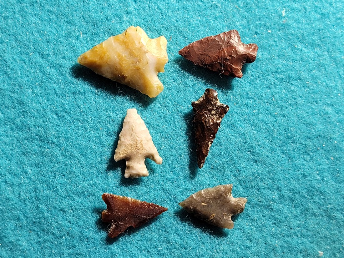 AUTHENTIC ARROWHEAD ARTIFACT EX HERB SNELGROVE COLLECTION COLUMBIA RIVER & SNAKE RIVER IDAHO 1930'S (1 of 2)