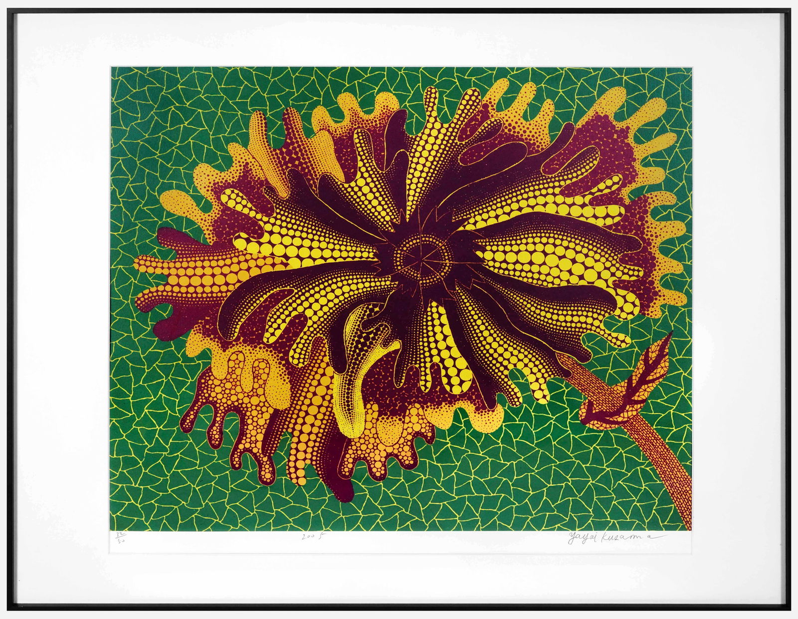 YAYOI KUSAMA (B.1929), SILKSCREEN PRINT (1 of 1)