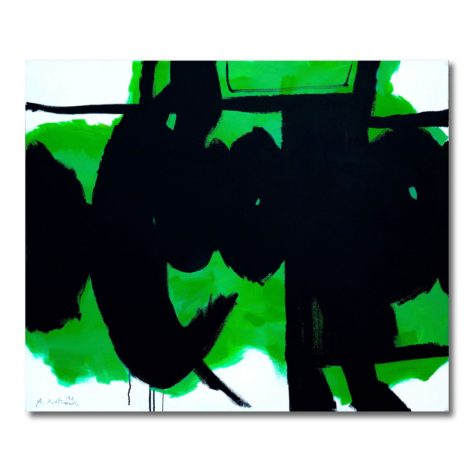 【中古】Robert Motherwell Robert Motherwell (1915 1991), Oil On Canvas