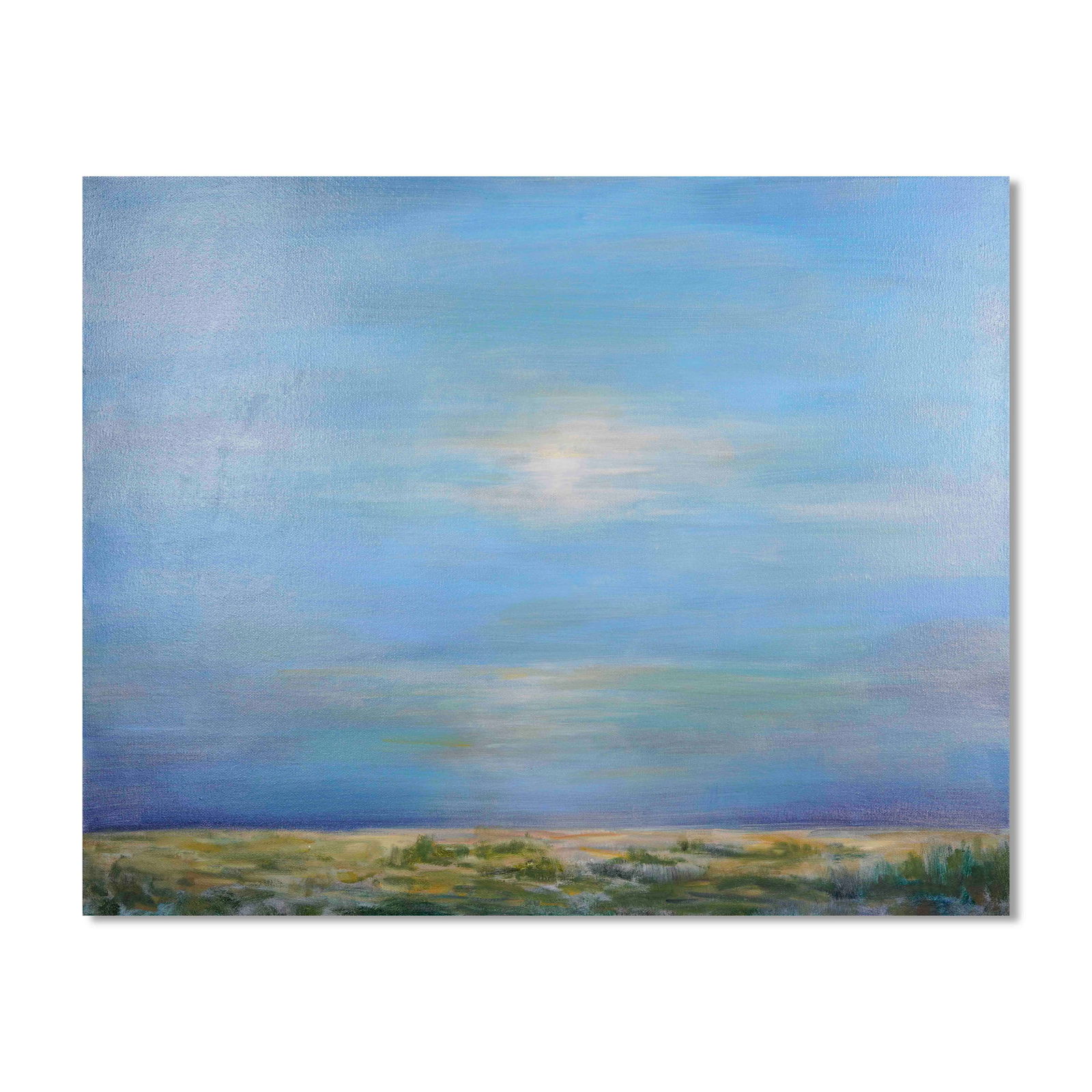 LUCAS ARRUDA (B.1983), OIL ON CANVAS: Dimensions: 39 1/4 by 31 3/8 inches (100 by 80 cm) Signed (reverse) Lucas Arruda (B.1983) is a Brazilian artist celebrated for his atmospheric landscape paintings. Working primarily in small formats,