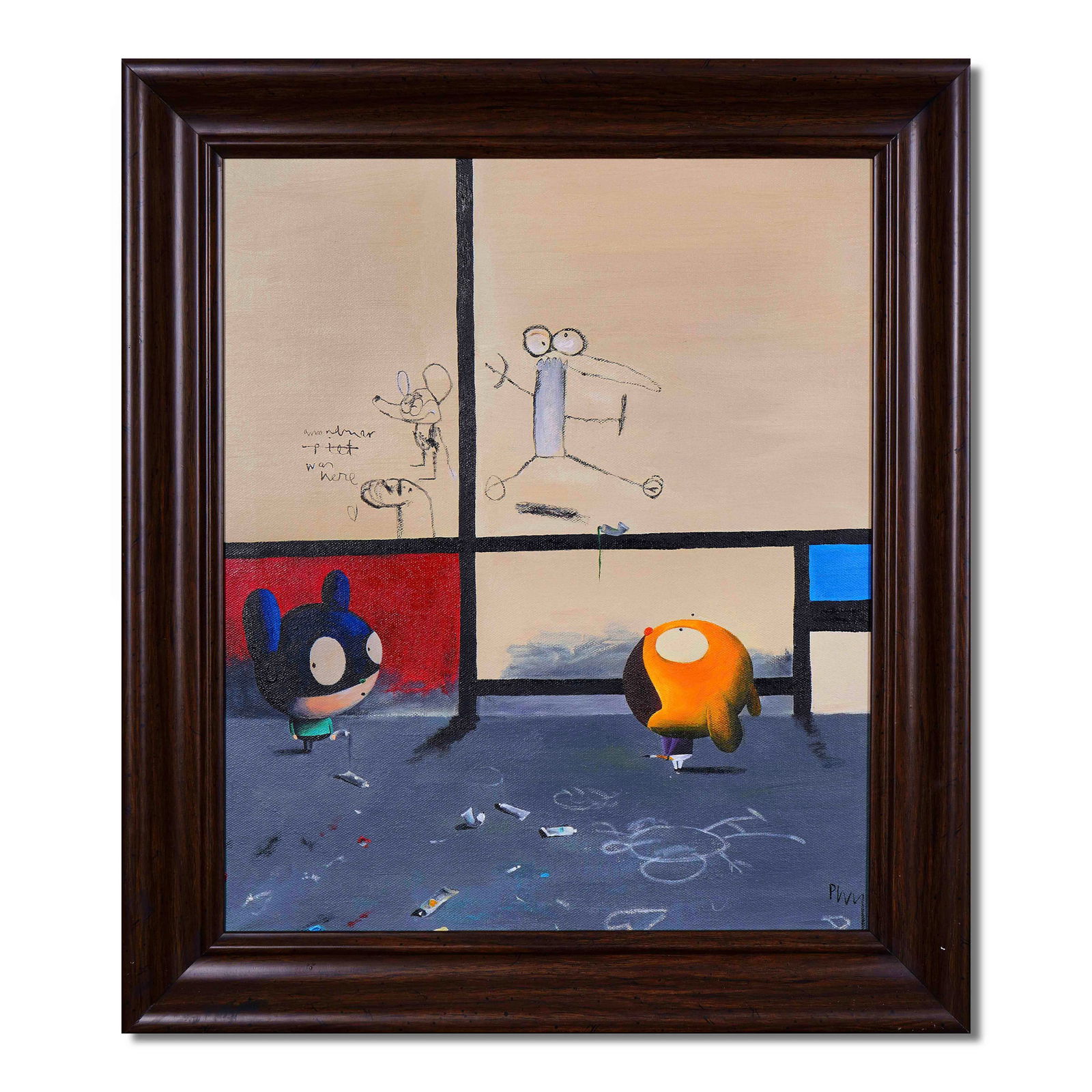 EDGAR PLANS (B.1977), ACRYLIC ON CANVAS (1 of 2)