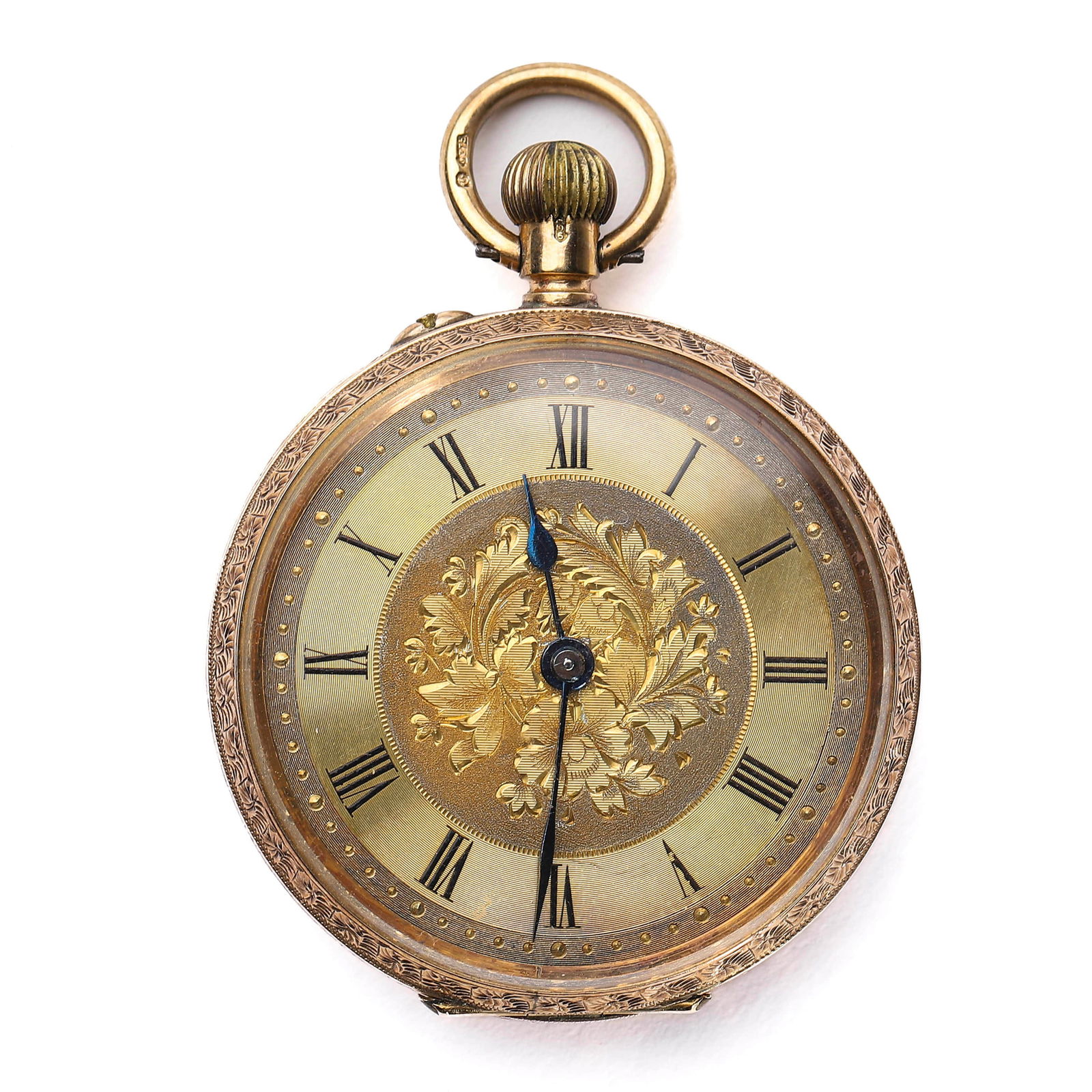 A 14K GOLD HUNTER-CASE POCKET WATCH, CIRCA LATE 19TH CENTURY (1 of 6)