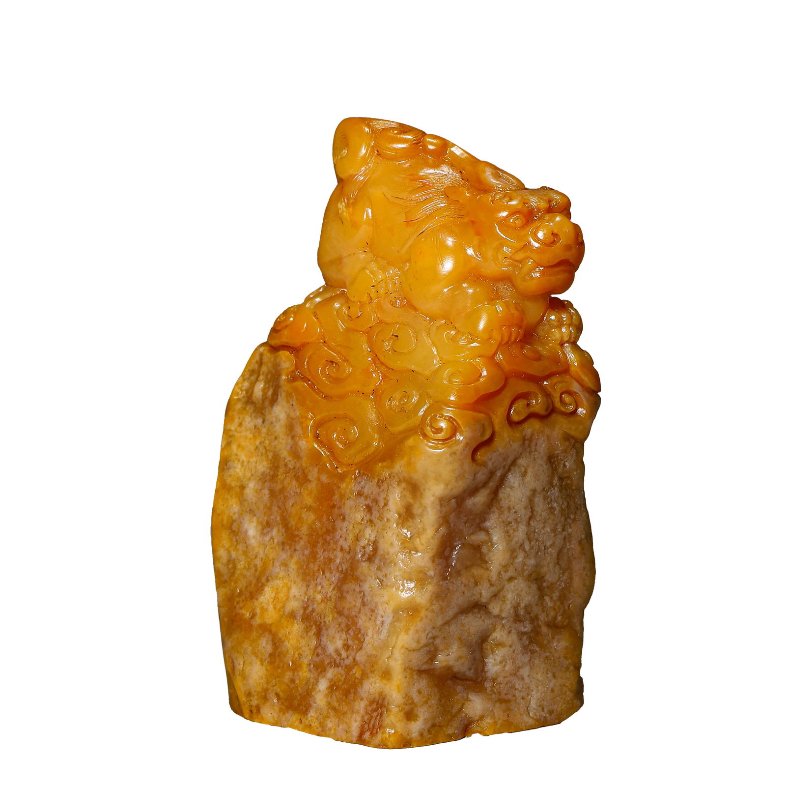 A CHINESE TIANHUANG SEAL WITH LION KNOB (1 of 3)