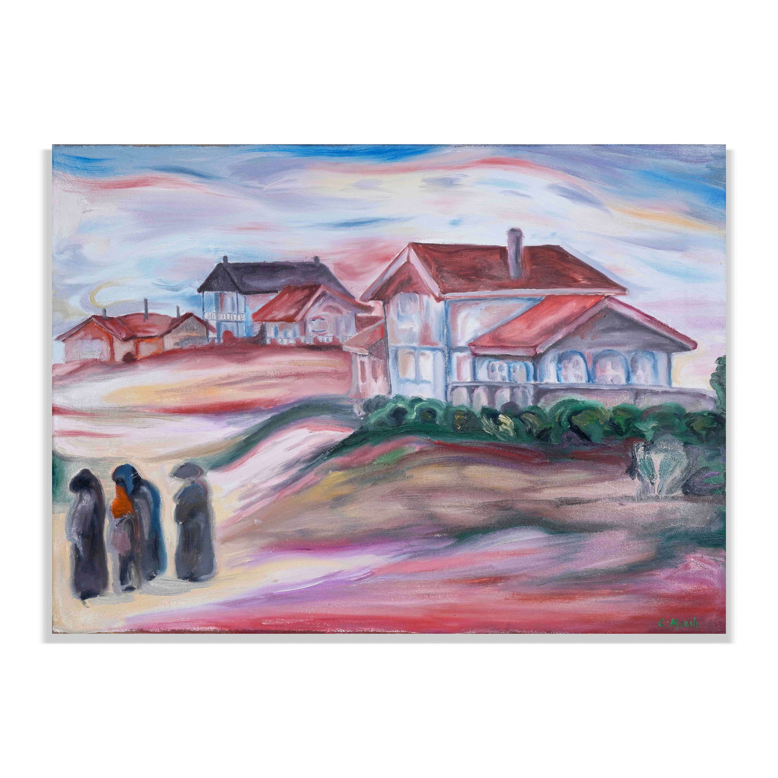 EDVARD MUNCH (1863-1944), OIL ON CANVAS (1 of 2)