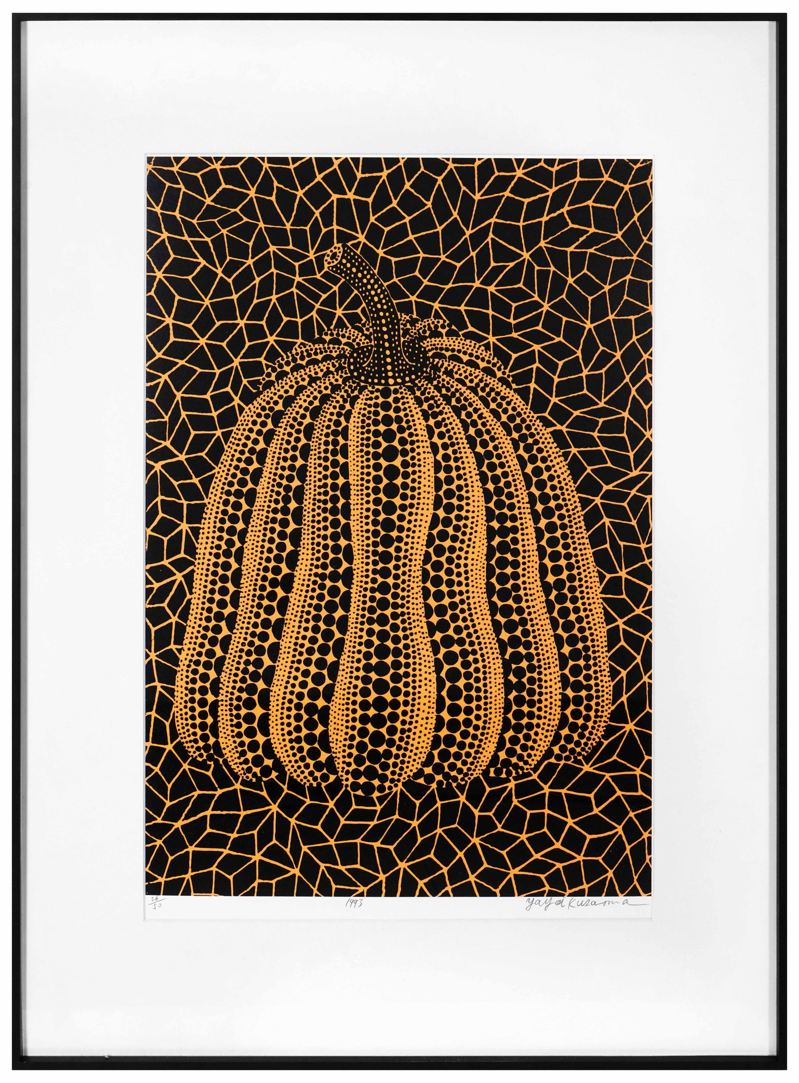 YAYOI KUSAMA (B.1929), SILKSCREEN PRINT (1 of 1)