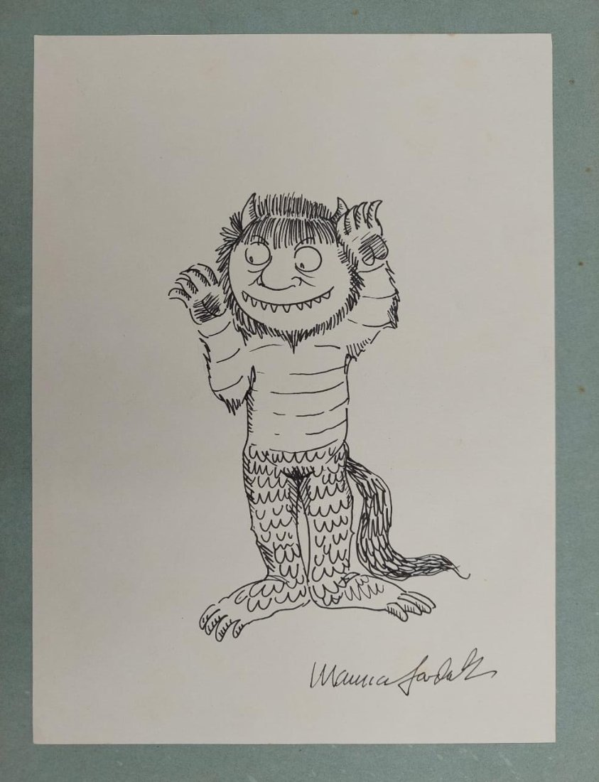 Maurice Sendak original drawing of Wild Things (1 of 2)