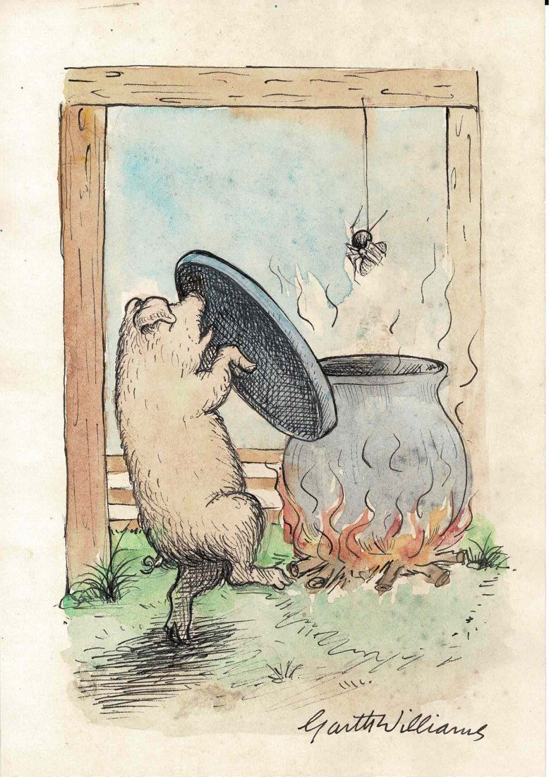 CHARLOTTE'S WEB PAINTING BY GARTH WILLIAMS (1 of 1)