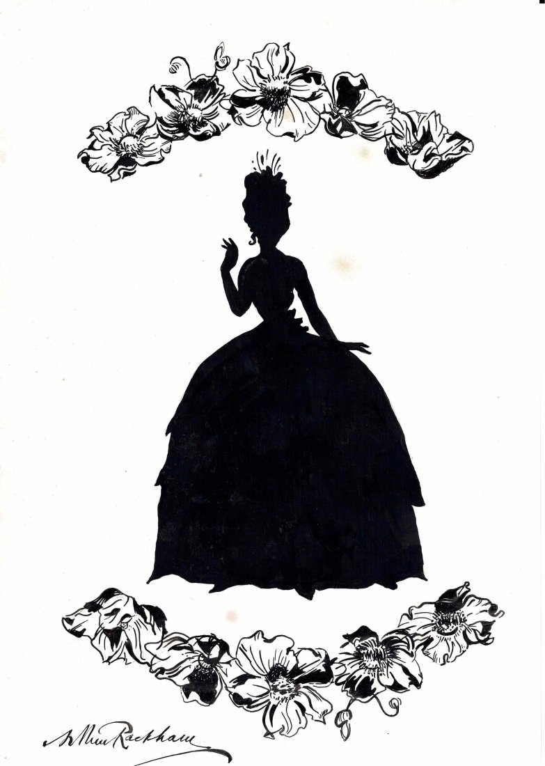 Arthur Rackham original Cinderella pen and ink concept drawing (1 of 1)