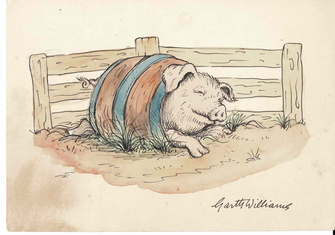 GARTH WILLIAMS Charlottes Webb painting (1 of 1)