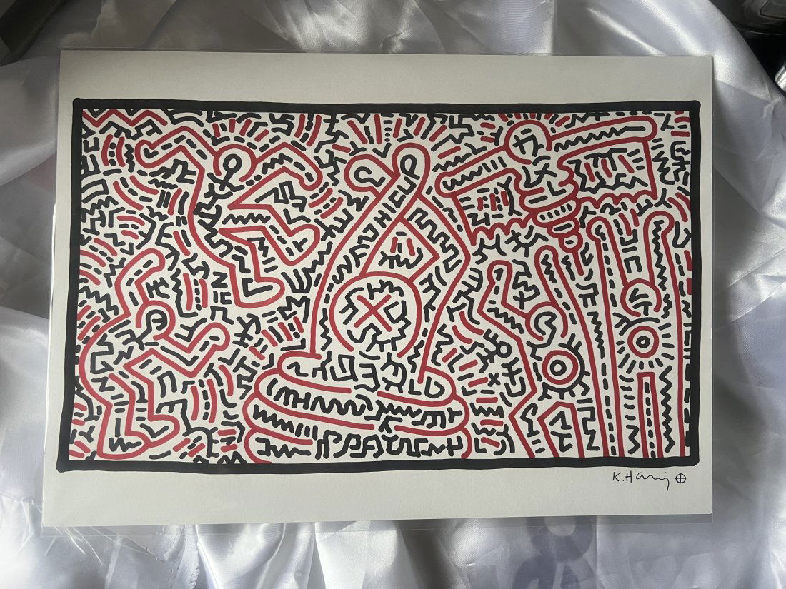 Keith Haring original drawing Certified (1 of 3)