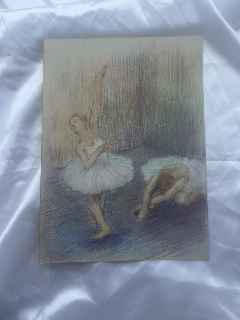 After Edgar Degas Ballerina Chalk drawing (1 of 1)