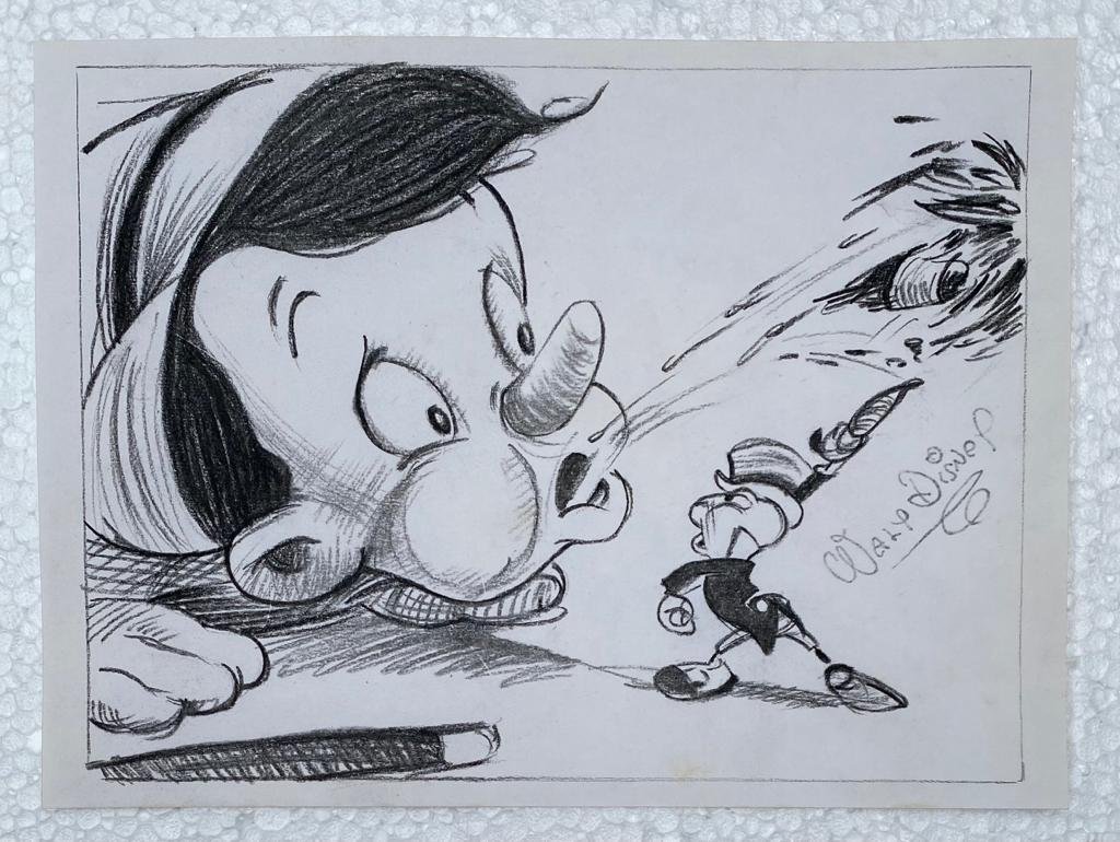 After Walt Disney Pinocchio drawing Nice (1 of 1)