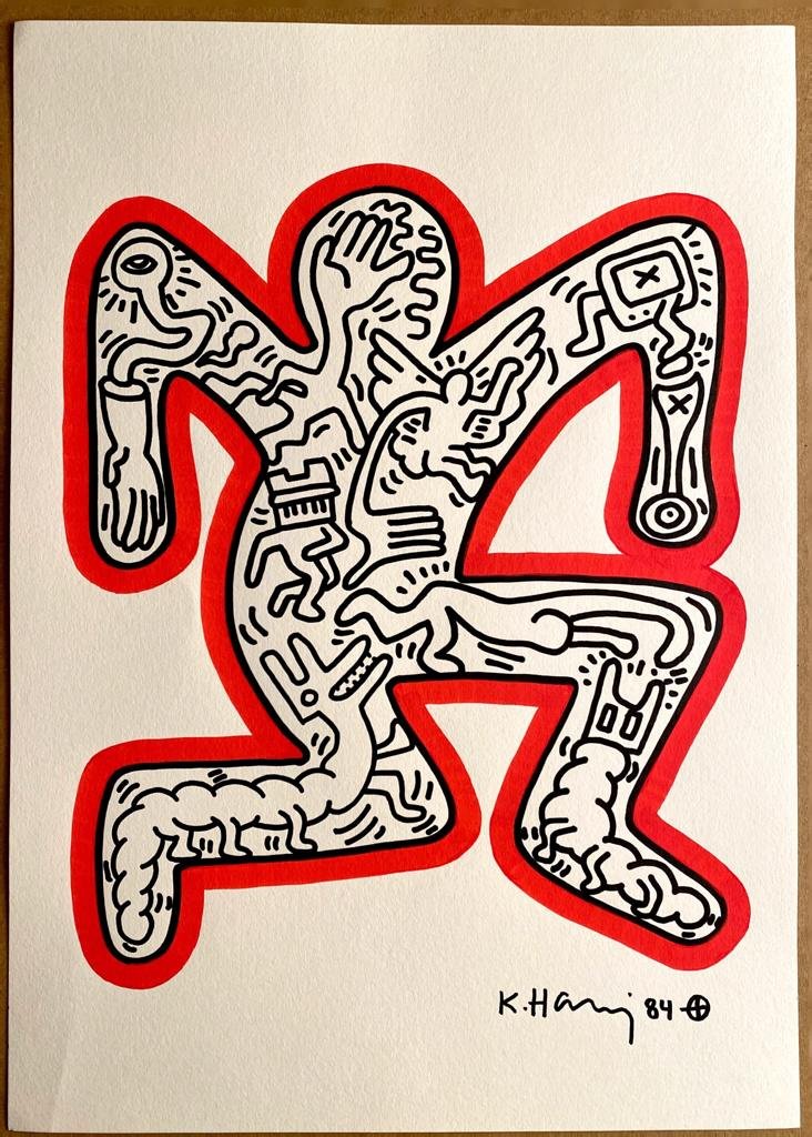 After Keith Haring Drawing (1 of 3)