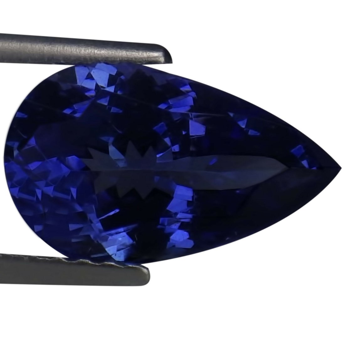 7.51ct Drop SHAPE NATURAL AAAAA D-BLOCK VIOLET BLUE TANZANITE LOOSE GEMSTO: 7.51ct Drop SHAPE NATURAL AAAAA D-BLOCK VIOLET BLUE TANZANITE LOOSE GEMSTO