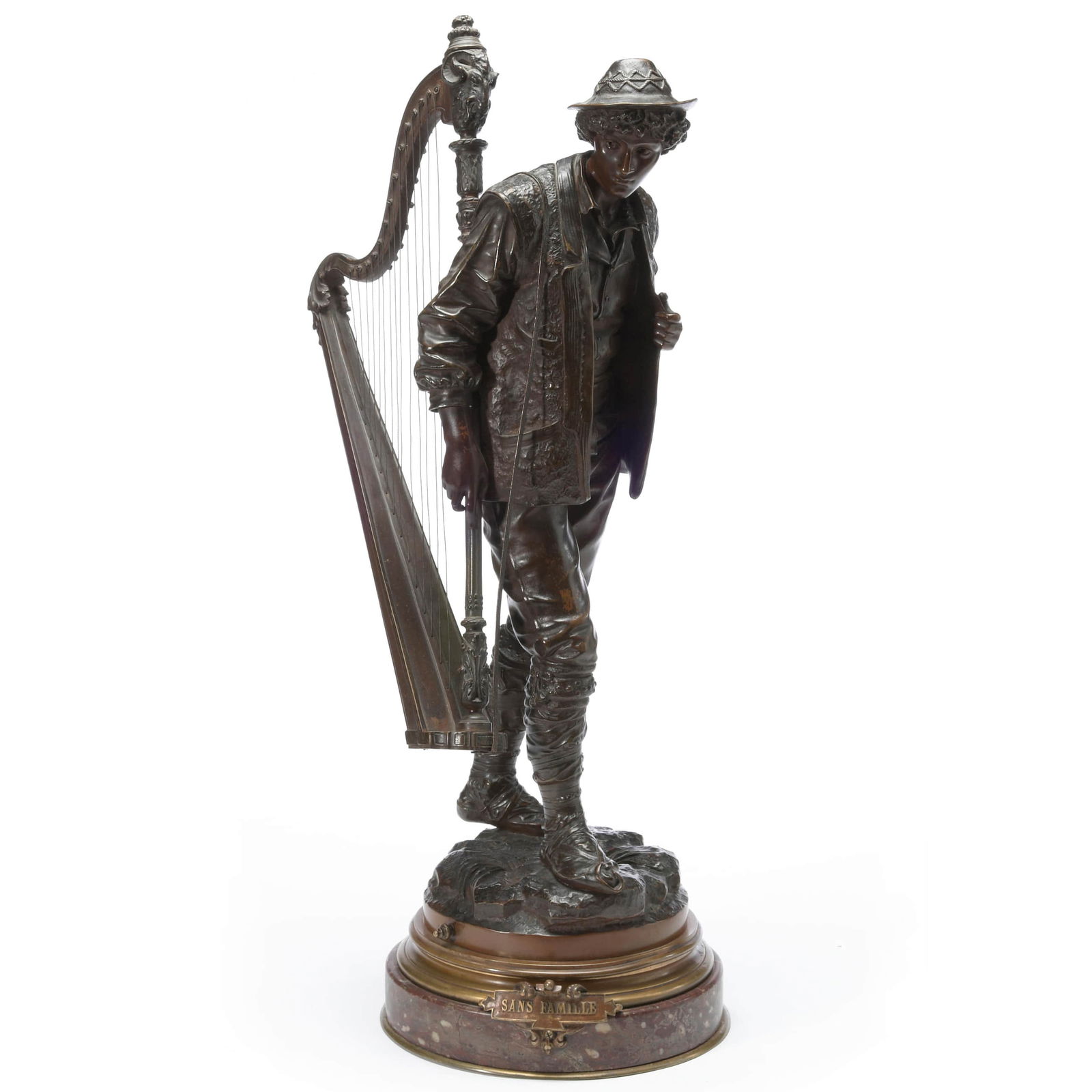 Eutrope Bouret,  'Sans Famille',  Bronze,  C. 1889 (1 of 13)