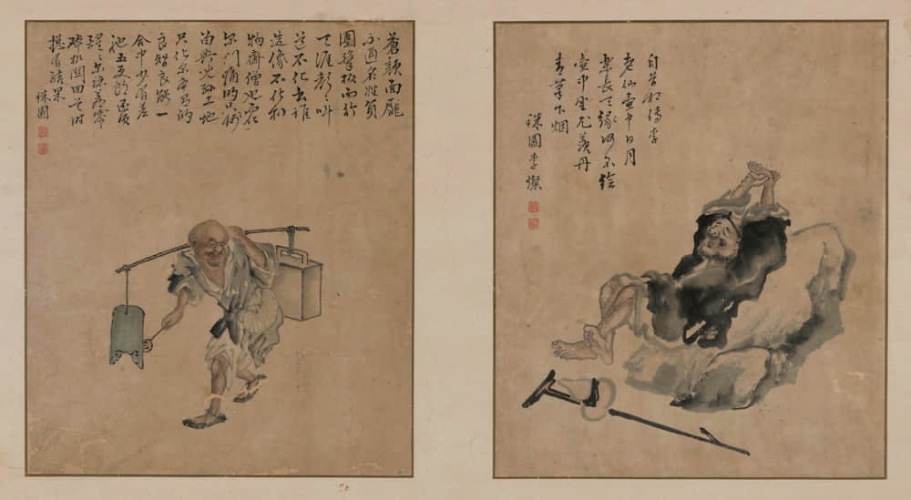 two chinese paintings (1 of 1)