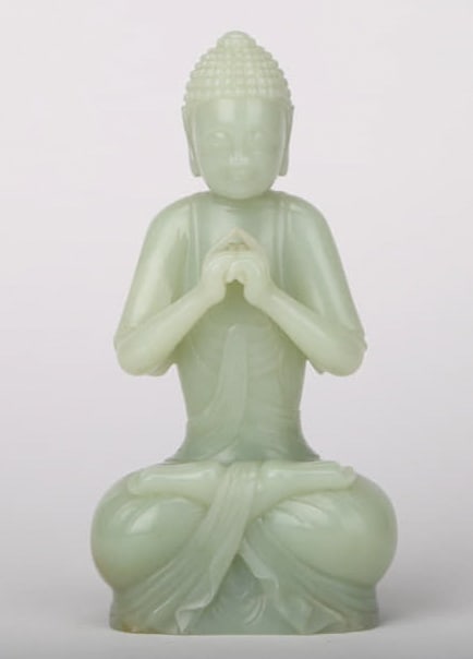 jade figure of buddha (1 of 4)