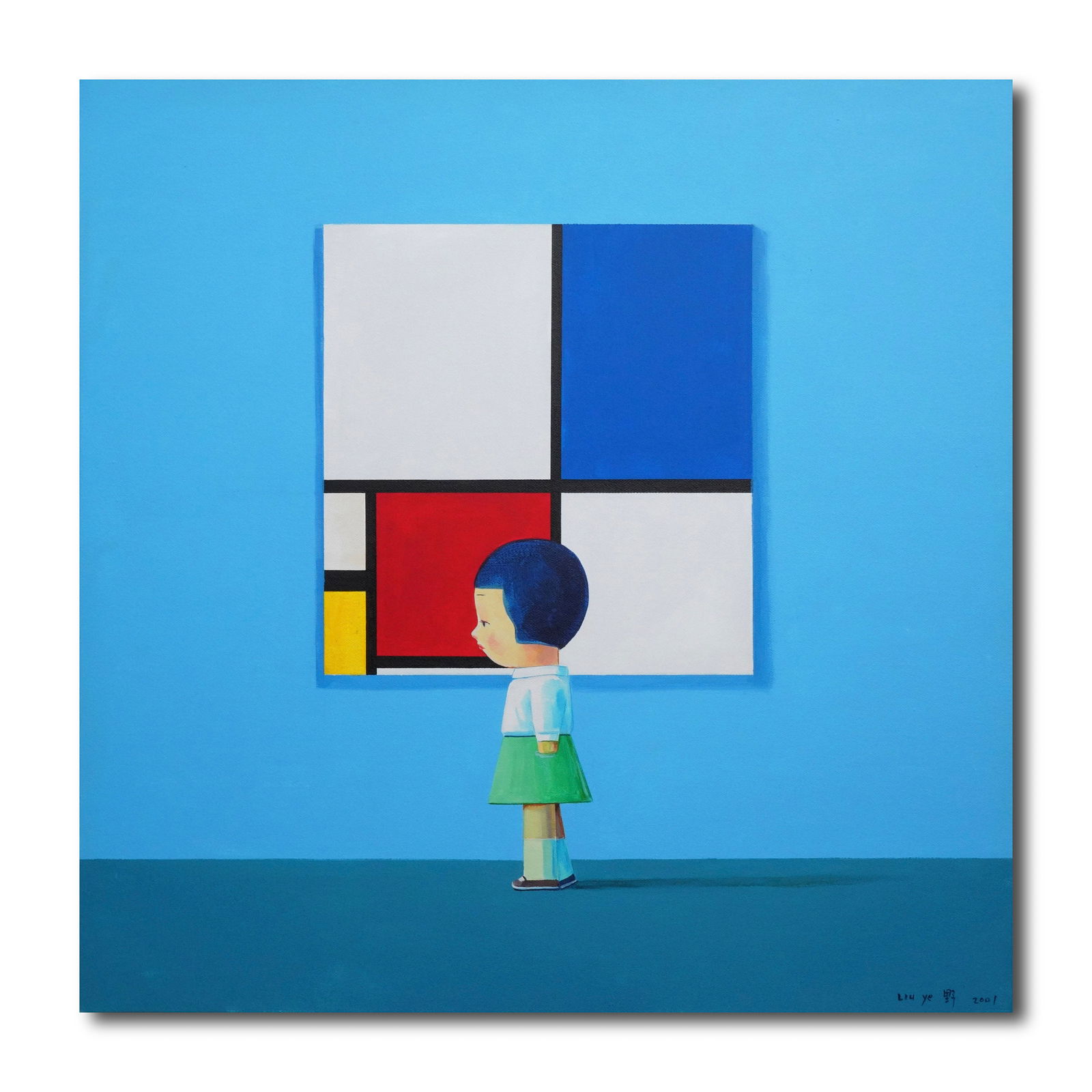 LIU YE (B.1964), ATTRIBUTED TO, ACRYLIC ON CANVAS (1 of 3)