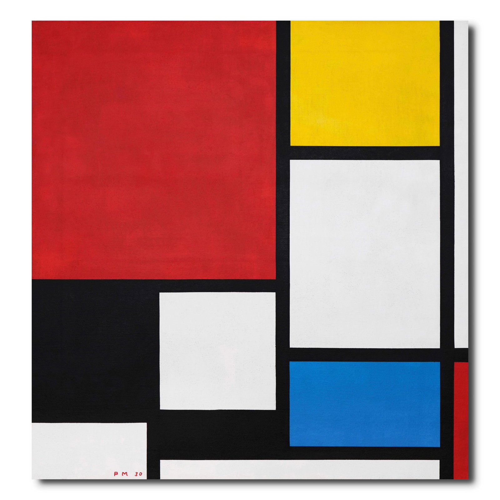 PIET MONDRIAN (1872-1944), ATTRIBUTED TO, OIL ON CANVAS (1 of 3)