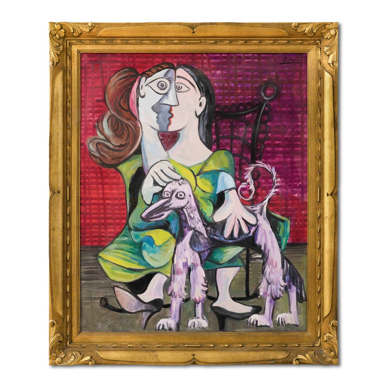 PABLO PICASSO (1881-1973), ATTRIBUTED TO, OIL ON CANVAS (1 of 3)