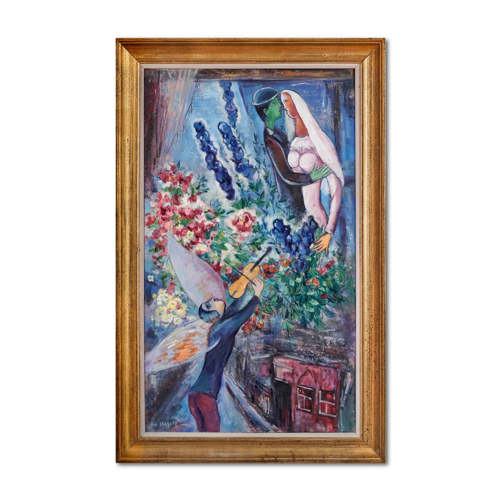MARC CHAGALL (1887-1985), ATTRIBUTED TO, OIL ON CANVAS (1 of 3)