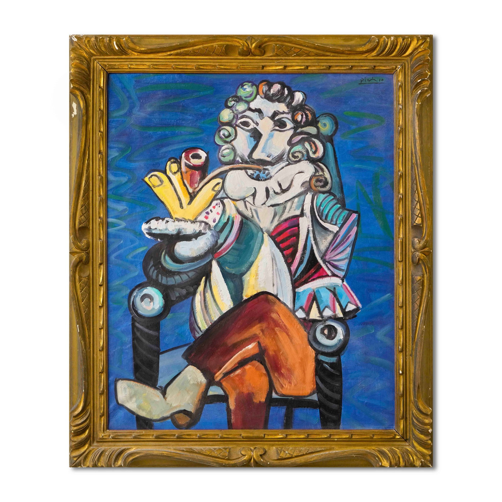 PABLO PICASSO (1881-1973), ATTRIBUTED TO, OIL ON CANVAS (1 of 3)