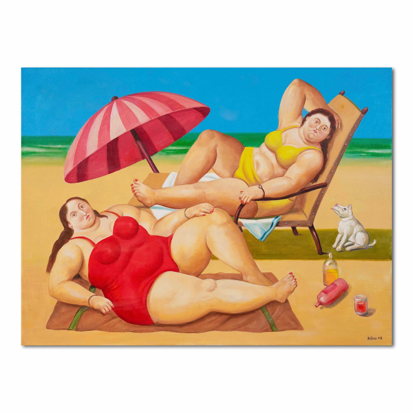 FERNANDO BOTERO (B.1932), ATTRIBUTED TO, OIL ON CANVAS (1 of 3)