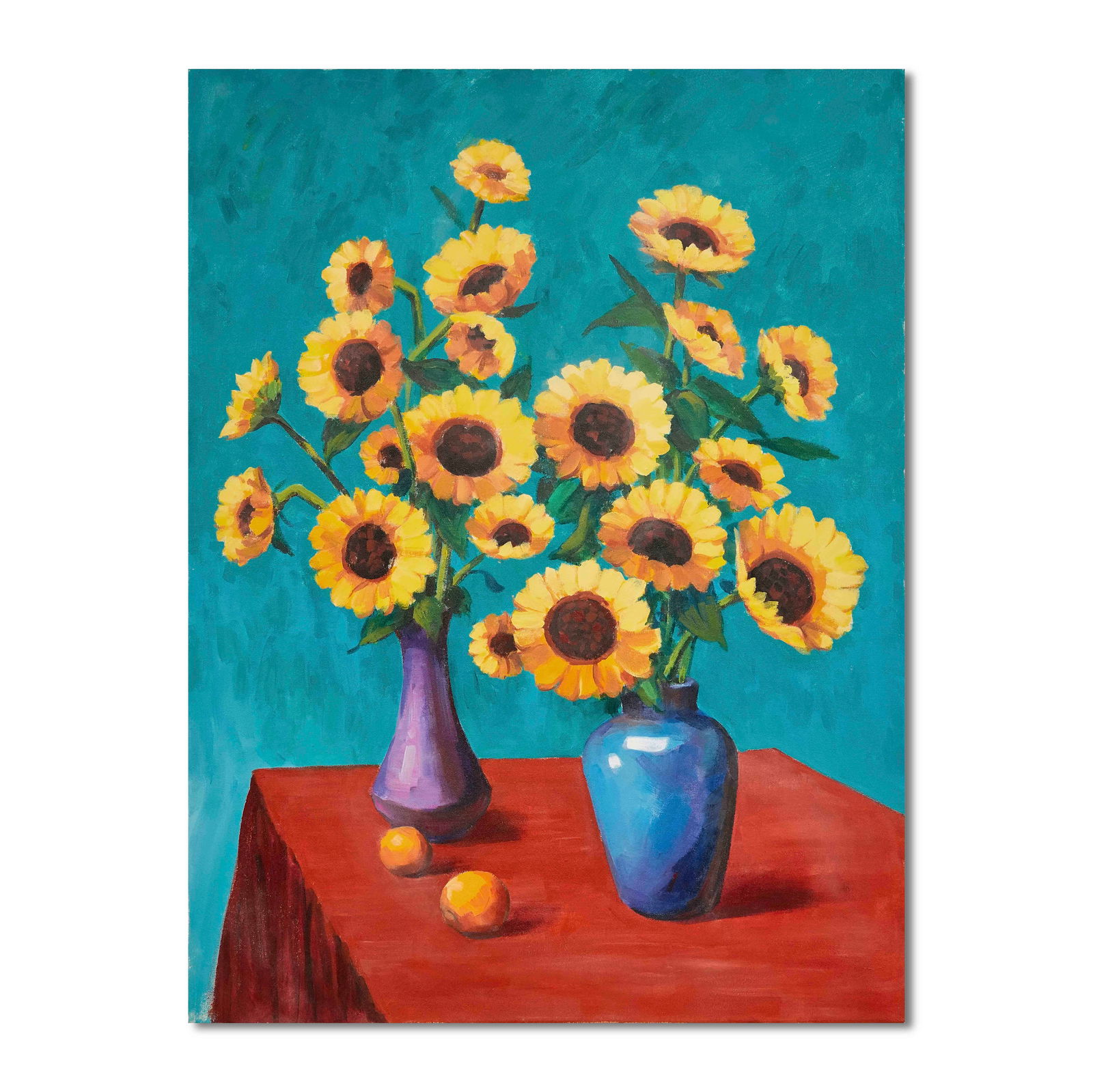 DAVID HOCKNEY (B.1937), ATTRIBUTED TO, OIL ON CANVAS (1 of 3)