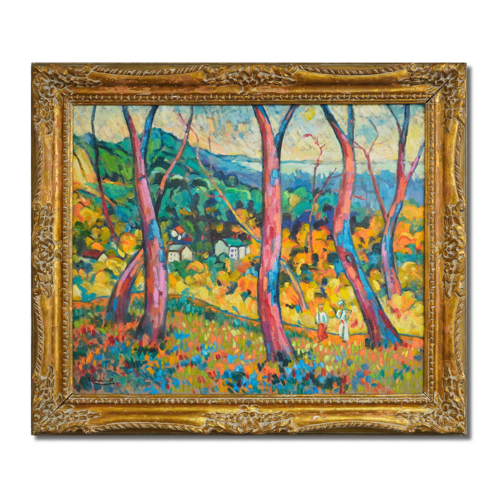 MAURICE DE VLAMINCK (1876-1958), ATTRIBUTED TO, OIL ON CANVAS (1 of 3)