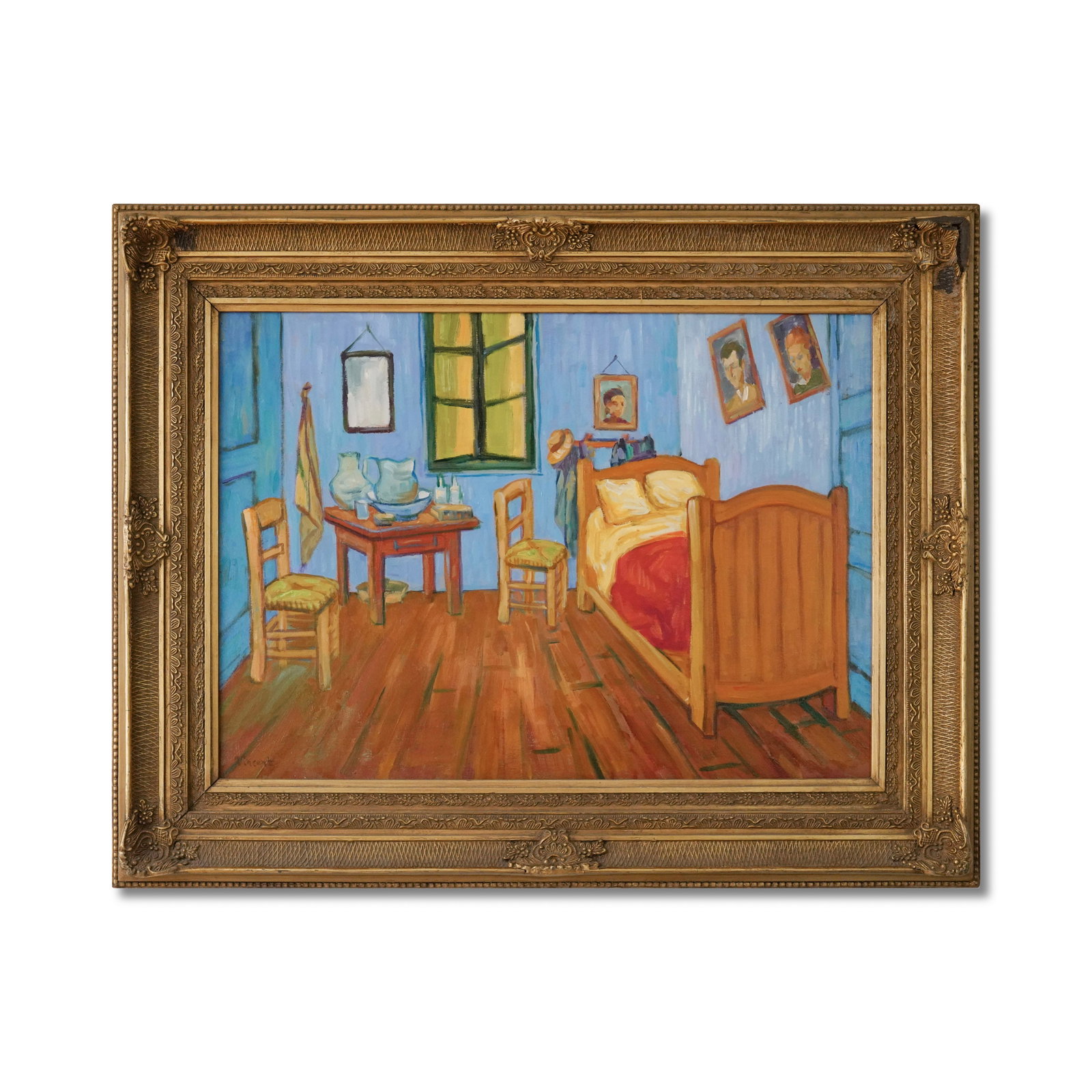 VINCENT VAN GOGH (1853-1890), ATTRIBUTED TO, OIL ON CANVAS: Signed (lower left) Image Dimensions: 70 x 50 cm (27 1/2 x 19 3/4 in) Framed Dimensions: 92 x 72 cm (36 1/4 x 28 3/8 in) This painting comes with COA. Vincent van Gogh (1853-1890) was a seminal Dutch 
