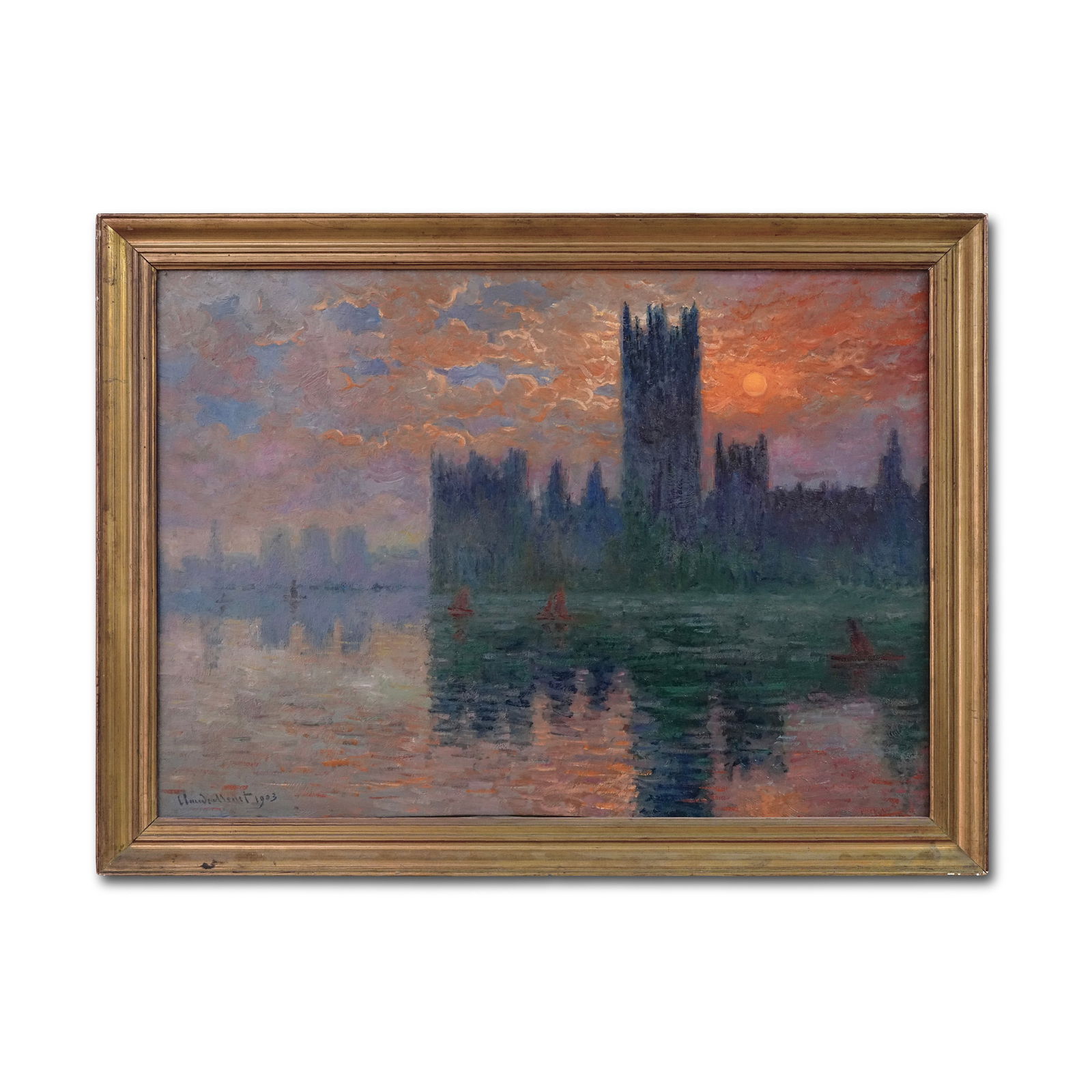 CLAUDE MONET (1840-1926), ATTRIBUTED TO, OIL ON CANVAS (1 of 3)