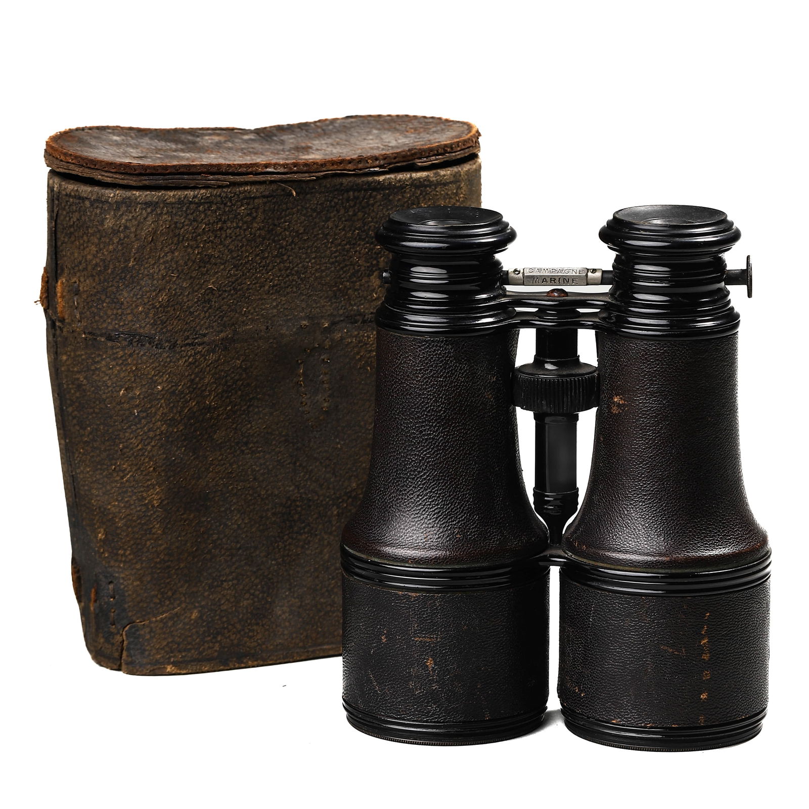 A FRENCH TRIPLE-VIEW BEE-THEMED MONOCLE: Height: 6 1/8 in. (15.5 cm)