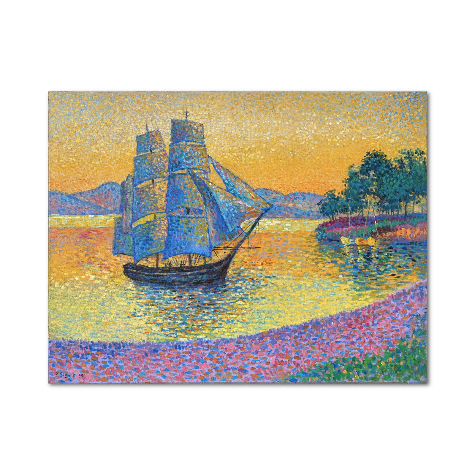 PAUL SIGNAC (1863-1935), ATTRIBUTED TO, OIL ON CANVAS (1 of 3)